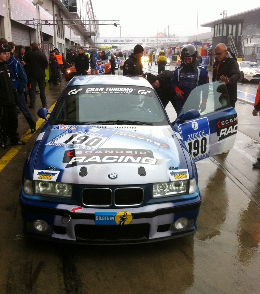 Her er bilen Scangrip Racing benytter til 4 timers løbet.
(Foto: Scangrip Racing)